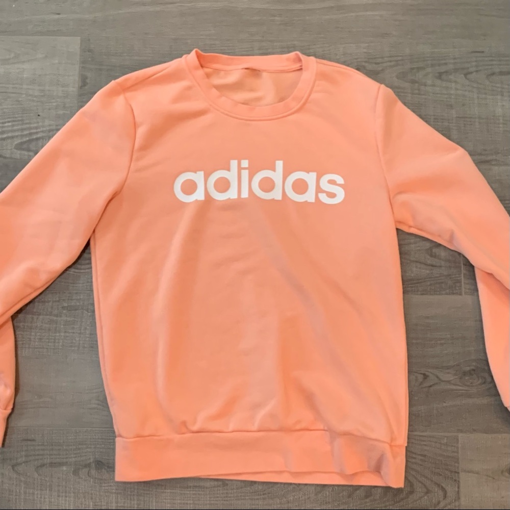 Peach Adidas Crew Neck